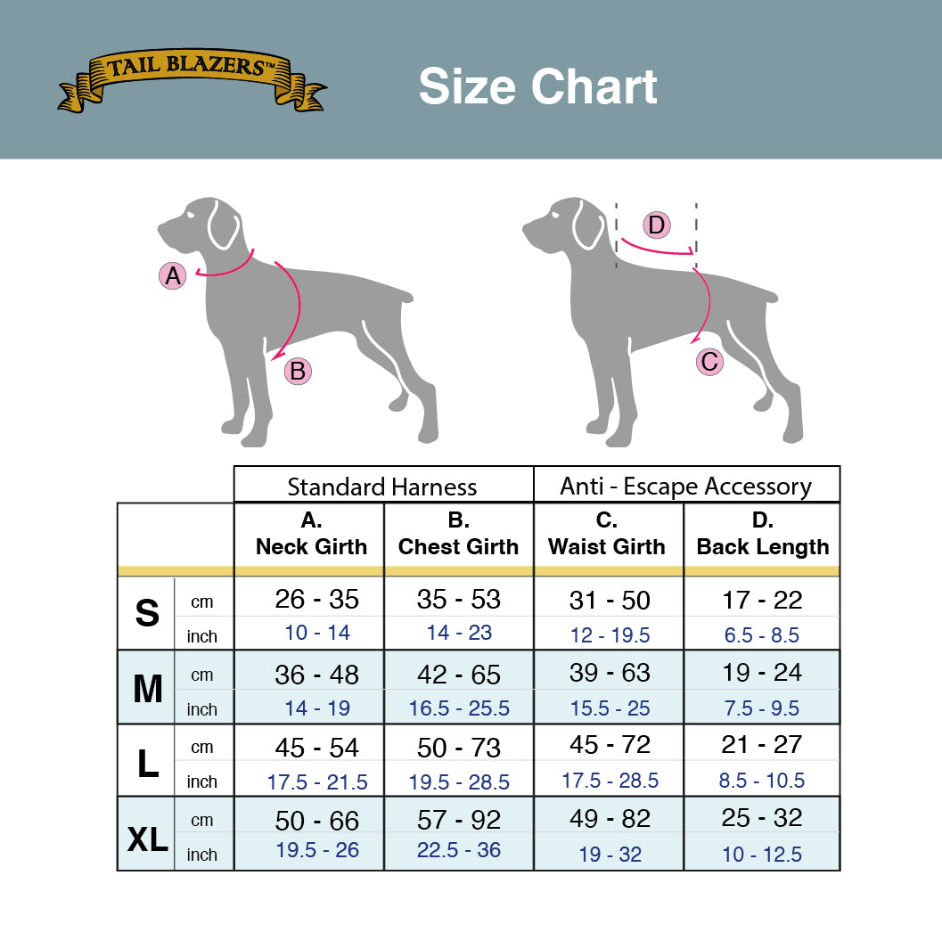 Anti-Escape Anti-Pull Dog Harness with Handle (Red)