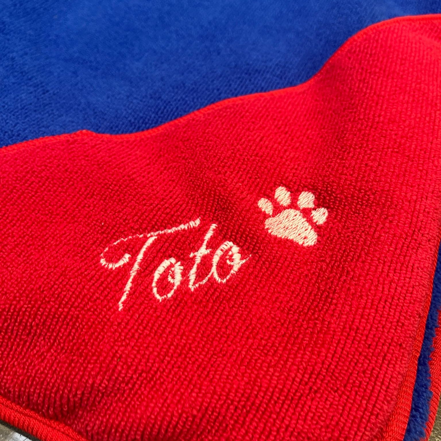 personalised dog towel