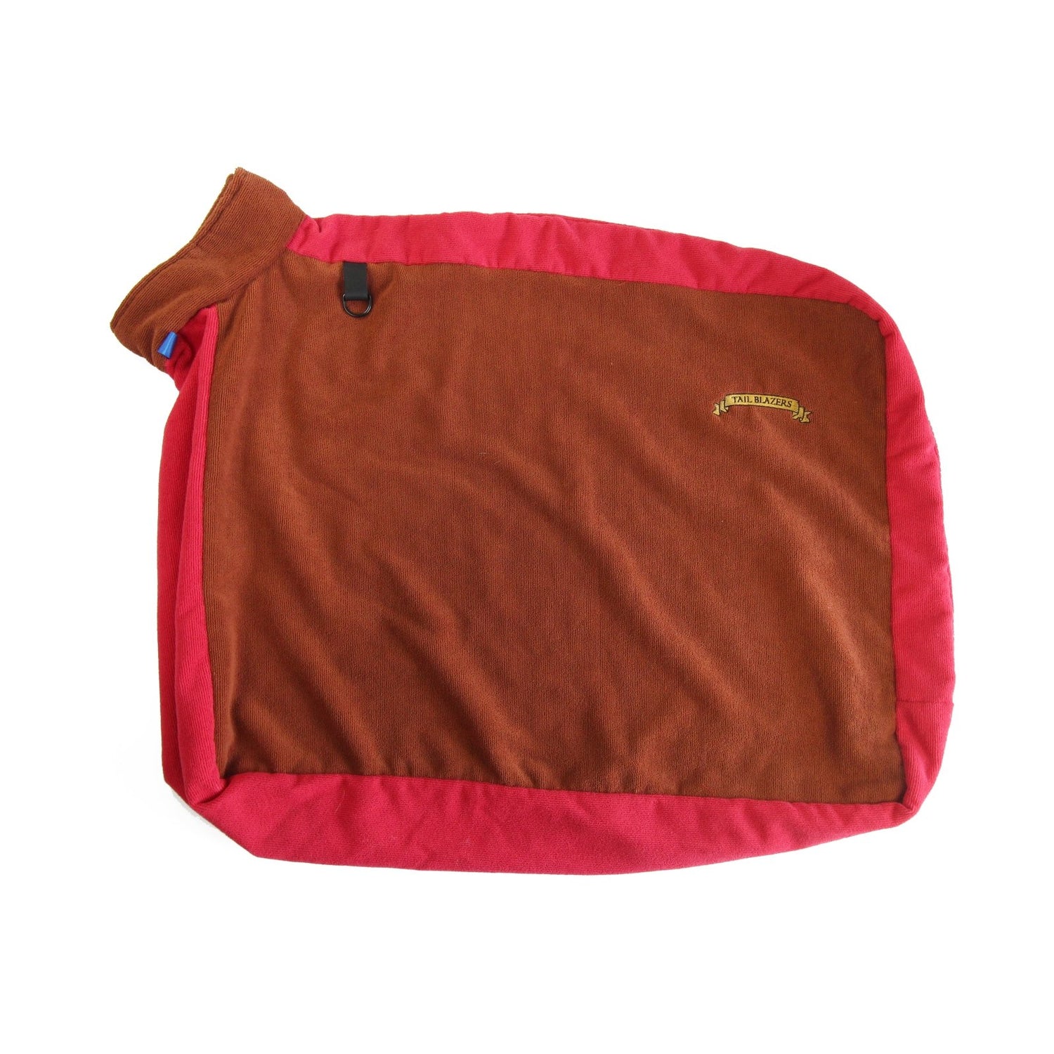 Product image of a brown colour dog towel bag