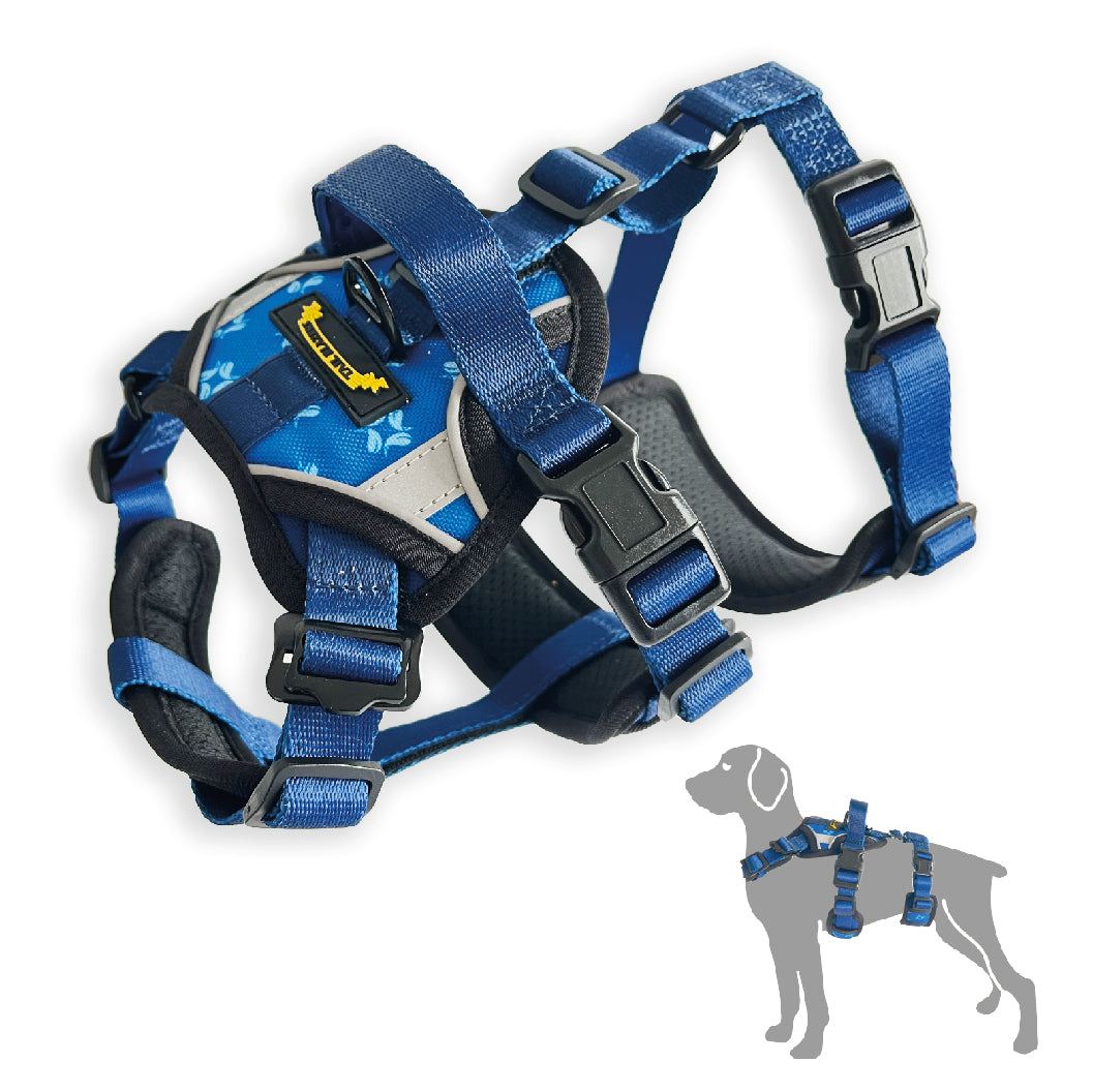 Secure Anti-Escape Dog Harness with Handle. Anti-Pull, Adjustable Fit for All Dogs