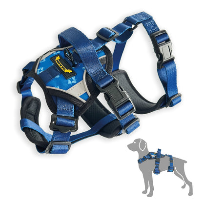 Secure Anti-Escape Dog Harness with Handle. Anti-Pull, Adjustable Fit for All Dogs