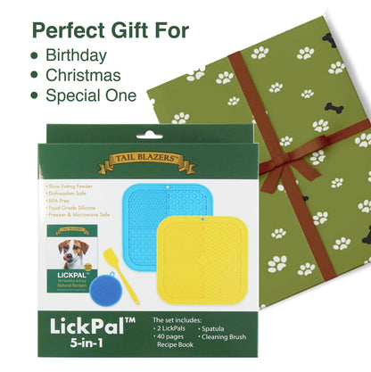 Lickpal box with gift wrap image on the side