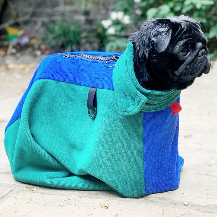 dog drying bag green4